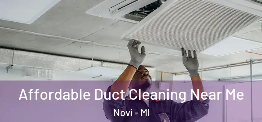 Affordable Duct Cleaning Near Me Novi - MI