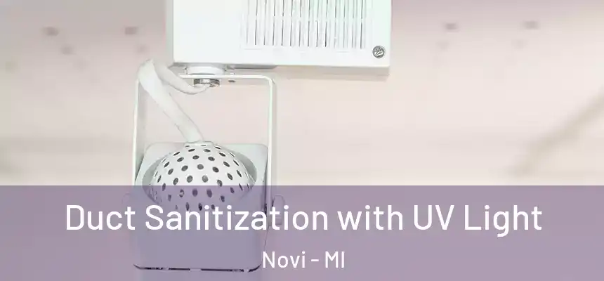 Duct Sanitization with UV Light Novi - MI